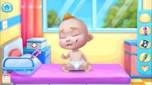Играем в игру мультик для девочек/Ухаживаем за малышом Артемом Беби Босс /Прием у Врача/Зырики ТВ