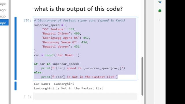 Python Test: What is the output of this python code? смотреть онлайн
