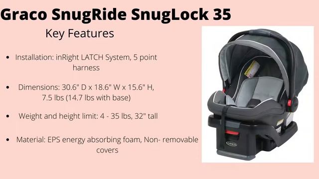 Graco SnugRide 35 VS Chicco KeyFit 30 смотреть онлайн