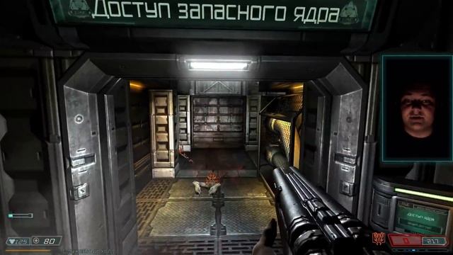 [Все секреты] [Кошмар] Прохождение Doom 3 Lost Mission (часть 2) смотреть онлайн