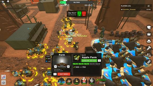 Only Rebalance Warden and Support Badlands II Roblox Tower Defense Simulator смотреть онлайн