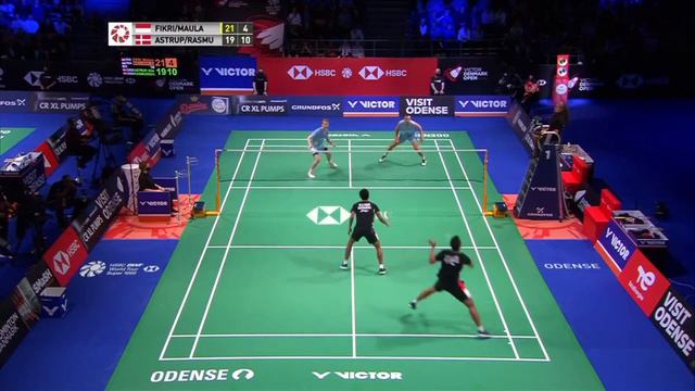 M Shohibul Fikri & Bagas Maulana 🆚 Kim Astrup & Rasmussen | Denmark Open