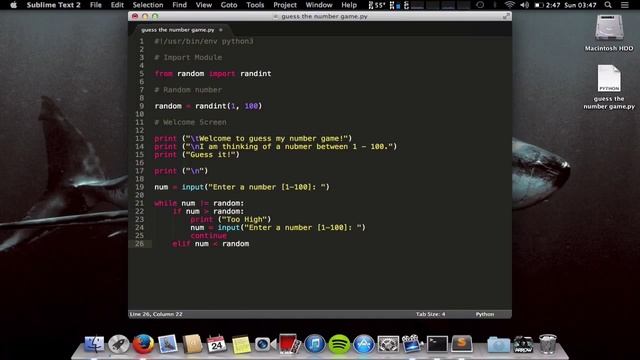 {1} Python 3: Guess The Number Game смотреть онлайн