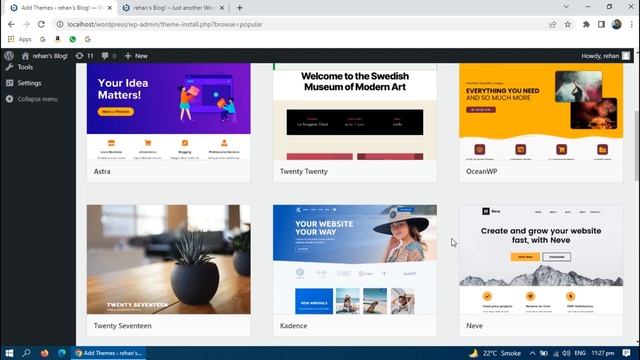 WordPress in Urdu (Tutorial 6) : Theme Installation смотреть онлайн