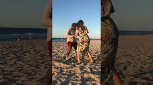 Куба, океан, сальса на пляже впервые, Varadero, ocean