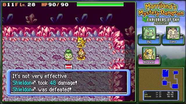 Pokémon Mystery Dungeon: Explorers of Sky, Part 18: Trouble Crossing! смотреть онлайн