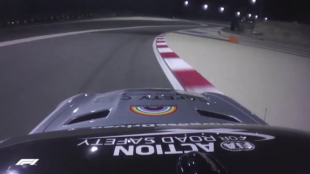 F1 2020 Safety Car Onboard - Bahrain Outer - Faster Circuit
