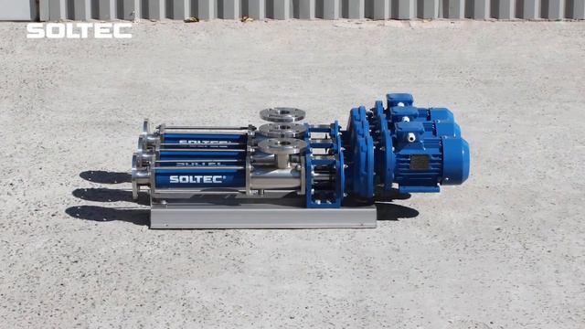 Винтовой насос SOLTEC ® BN031L01FY для перекачивания флотошлама