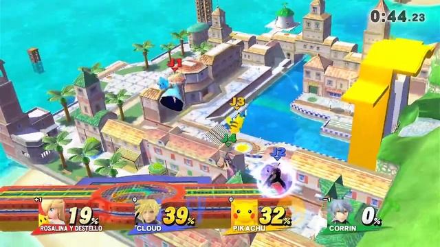 Super Smash Bros Wii U - Rosalina & Cloud & Pikachu & Corrin [Modo Online] [Todos VS] ★103 смотреть онлайн