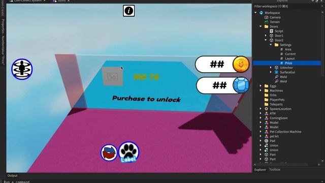 COIN COLLECT SYSTEM - Pet System/Roblox Studio смотреть онлайн
