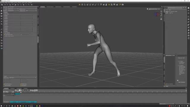 Resolving animation slides in 3D DAZ Studio смотреть онлайн