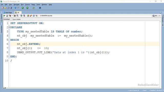 PL/SQL tutorial 65: PL/SQL Collection Method EXTEND in Oracle Database смотреть онлайн