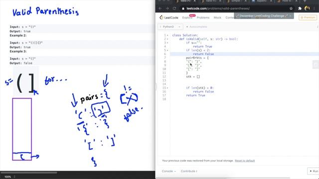 Valid Parentheses Leetcode Python смотреть онлайн
