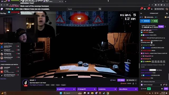 Finally BEAT FNAF Night 7 (10/20) | Coaching Jynxi (Night 5) смотреть онлайн