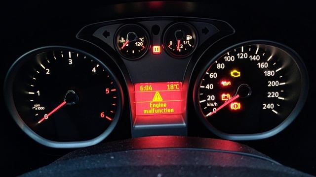 Error engine malfunction ford focus 1.6 tdci смотреть онлайн