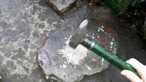 НИКОГДА не ВЫБРАСЫВАЮ затвердевший ЦЕМЕНТ. ИСПОЛЬЗУЮ ПОВТОРНО