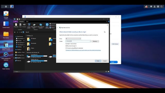 How to Map a Network Drive on Windows using a Synology NAS смотреть онлайн