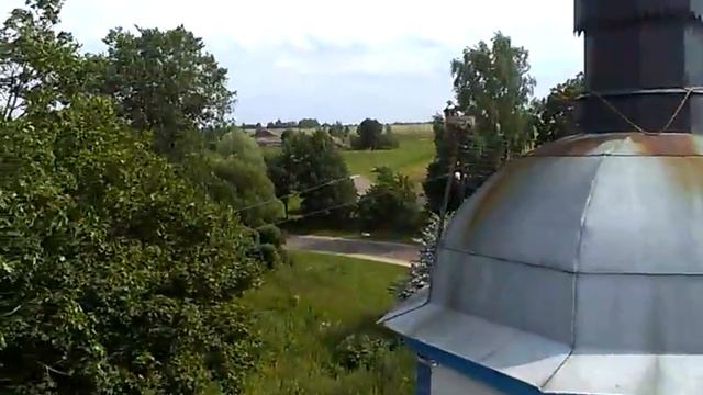 Готовим кровлю храма к покраске в Старом Ропске смотреть онлайн