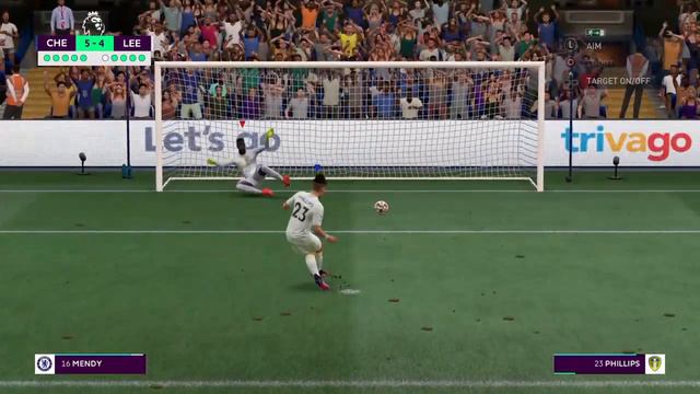 Chelsea vs LEEDS United Penalty Shootout FIFA 22 смотреть онлайн
