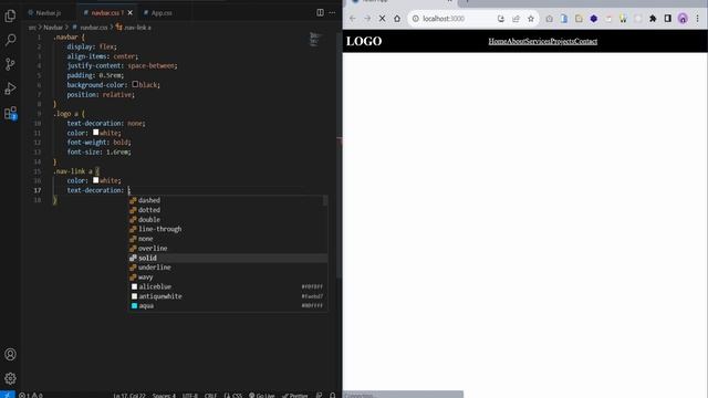 Responsive Navbar - React js смотреть онлайн