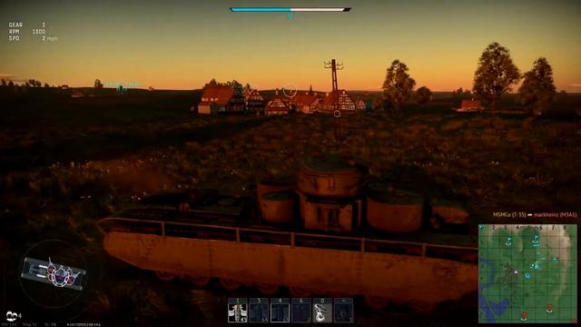 I'VE BEEN STRUCK!!! - (War Thunder Landship Gameplay)