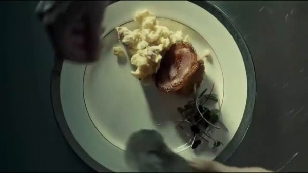 Hannibal's cooks with his favourite music "Goldberg Variations"