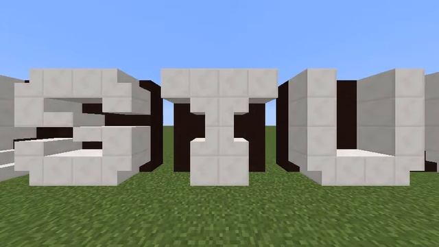 Как построить буквы и цифры в Minecraft смотреть онлайн