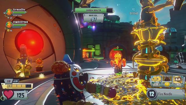 Clown Mask and Red Artichoke (Cactus) in Plants vs Zombies: Garden Warfare 2 смотреть онлайн