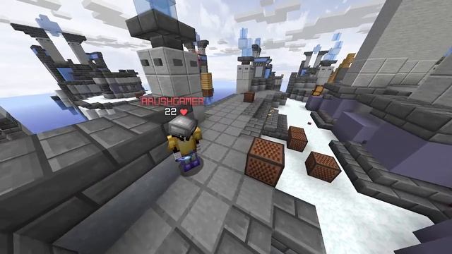 I clutch a minecraft skywars game with a e perl #minecraft смотреть онлайн