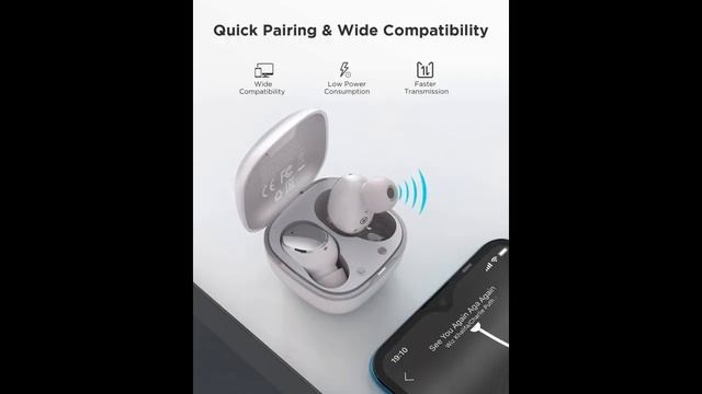 HTC Audifonos Inalambricos Bluetooth 5.1 Audífonos Inalámbricos Auriculares Wireless Earbuds con mi смотреть онлайн