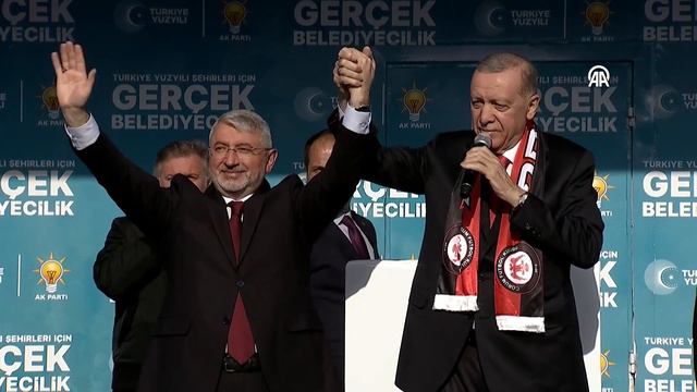 Cumhurbaşkanı Erdoğan, belediye başkan adaylarını tanıttı смотреть онлайн
