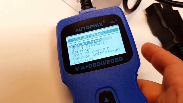 Felkodsläsare VAG Audi VW Skoda Seat - Autophix V007 смотреть онлайн