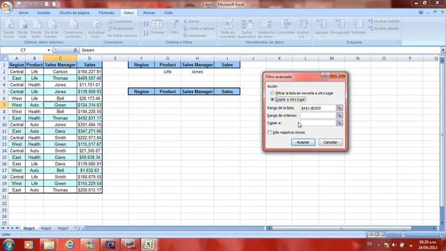 Tutorial Excel: Filtro Avanzado смотреть онлайн