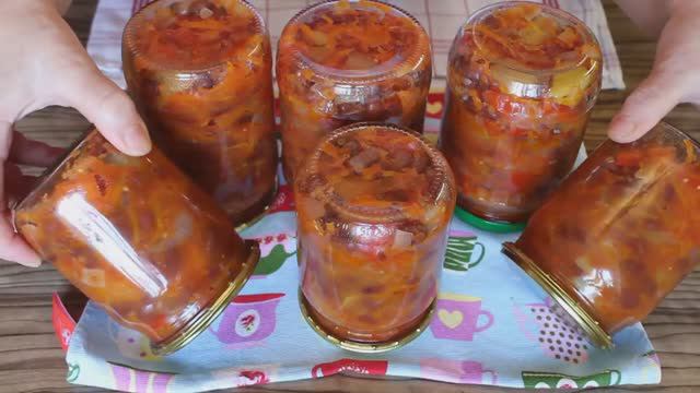 Заготовки на зиму ЛУЧШИЕ РЕЦЕПТЫ. Вкусное Лечо с фасолью на зиму. смотреть онлайн
