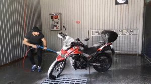Мойка мотоцикла своими руками на мойке самообслуживания?