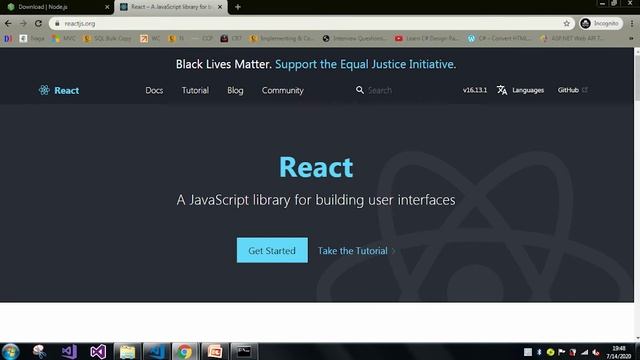 How to Install ReactJS #2 | #VCreationsTech смотреть онлайн