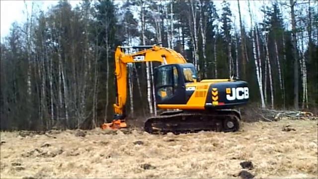 JCB harvesting energy wood смотреть онлайн