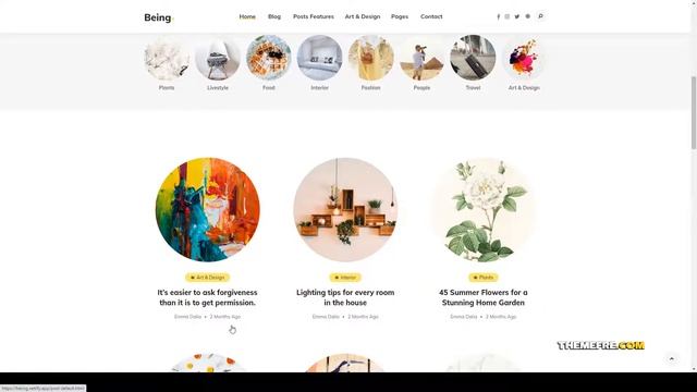 Being - Personal Blog HTML Template magazine bootstrap 4 Mizuno смотреть онлайн