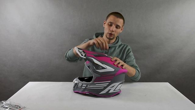 Кроссовый шлем Airoh Strycker. смотреть онлайн