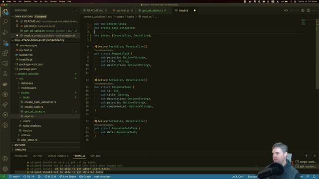 Stream archive: Todo API with Axum 0.6 (2022-12-13) смотреть онлайн