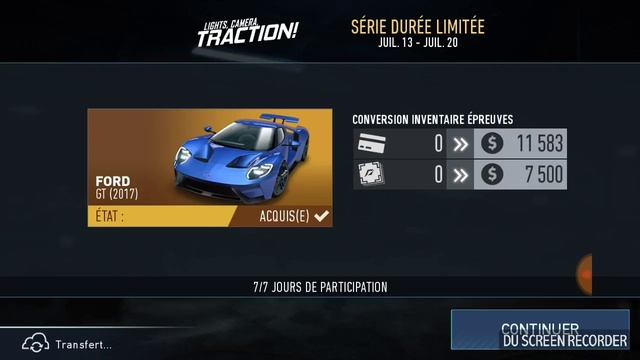 NFS no limits event LIGHT CAMERA TRACTION prize Ford GT 2017 смотреть онлайн