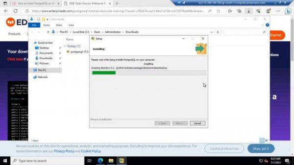 Install PostgreSQL on Windows | How to connect PostgreSQL Database using pgadmin 4 | PostgreSQL