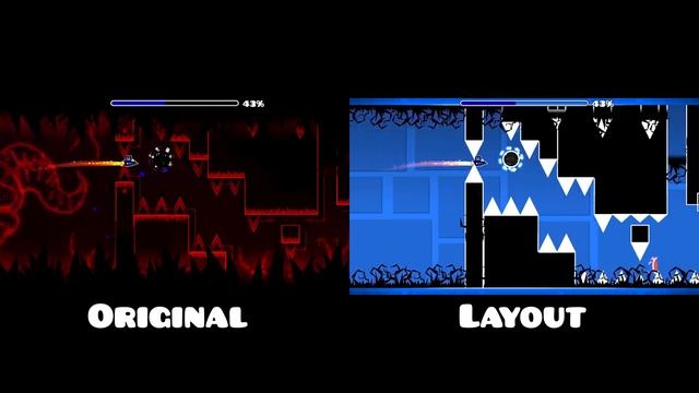 "Slaughterhouse" Original vs Layout | Geometry Dash Comparison смотреть онлайн