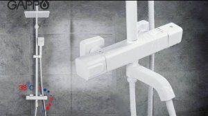 Душевая стойка с термостатом Gappo G2491-8