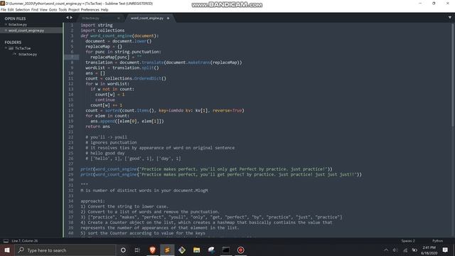 Word Count Engine [Python] смотреть онлайн