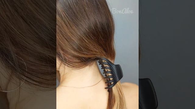 Краб для волос / Краб заколка для волос/ Краб чёрный