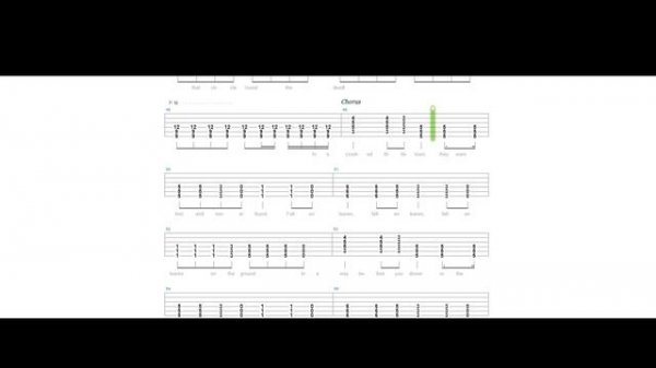 Billy Talent - Fallen Leaves GUITAR TABS | Tutorial | Lesson