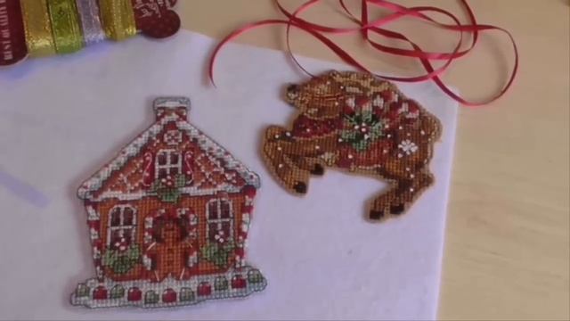 Вышивка крестом Елочные игрушки от #Dimensions #Embroidery #Crossstitch