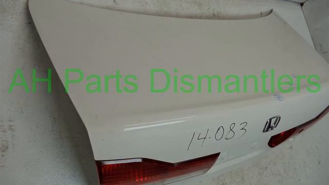 2001 Honda ACCORD DECK LID/REAR TRUNK complete white - ahparts.com Used Honda, Acura, Lexus &... OE смотреть онлайн