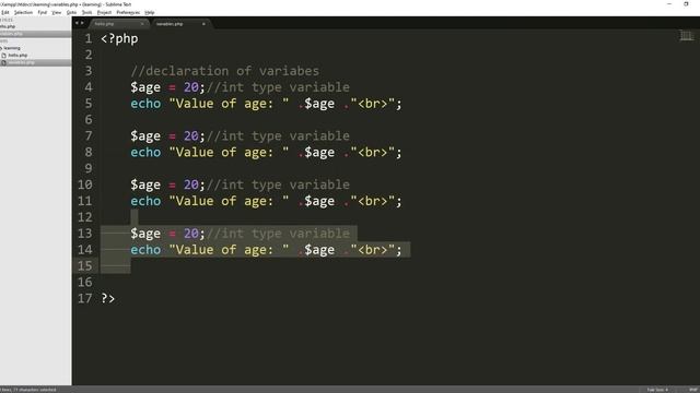 PHP Basics - How To Declare Variables in PHP смотреть онлайн